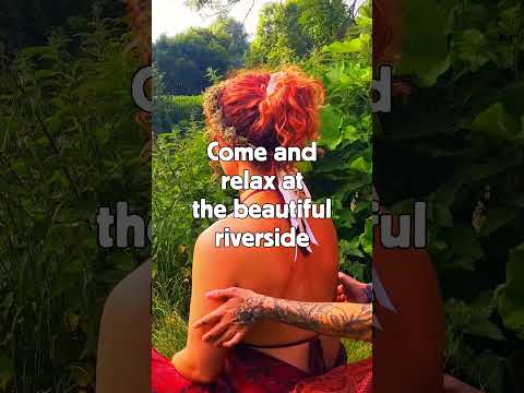 relaxing riverside ASMR #asmr #riverside #nature #realperson #relaxing #sleep