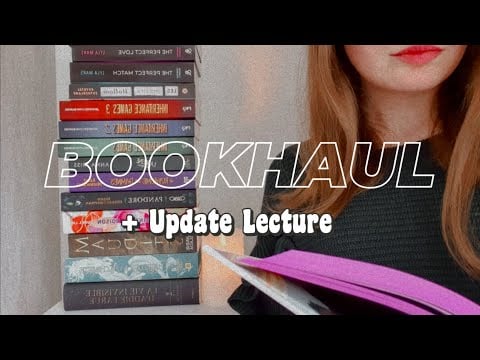 #ASMR FR 📖 Book Haul Mars (+ 15) & Update lecture (Des coup de ❤)