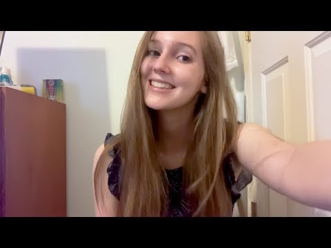 Amanda - Doing Hairstyles with Hair Brushing Sounds 💚💤 ASMR
