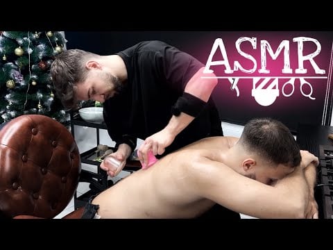 Extreme Back Massage Experience: Vacuum Cups, Wooden Tools & Back Hair Shaving