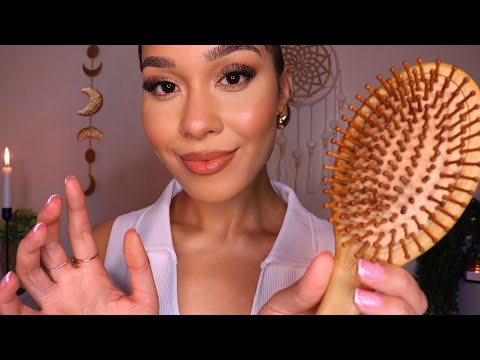 ASMR For Headache Relief 🌑🌙 Relaxing Head Massage, Shampoo Treatment + Haircut Roleplay For Sleep