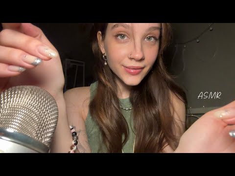 ASMR Пытаюсь Делать Визуальные триггеры ✮⋆˙     (Кисточки, Ручки, Звуки рта и др)