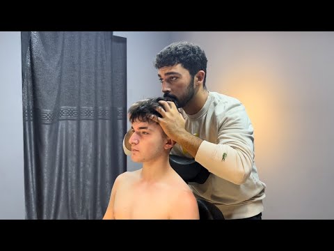 Turkey ASMR Barber Massage Service and Skin Care