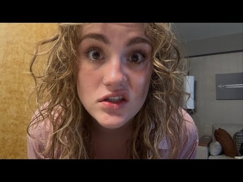 running LATE grwm ASMR Personal Attention (quick makeup routine in my hotel)