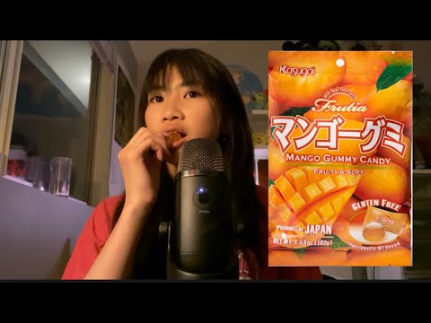 ASMR mango gummies 🥭