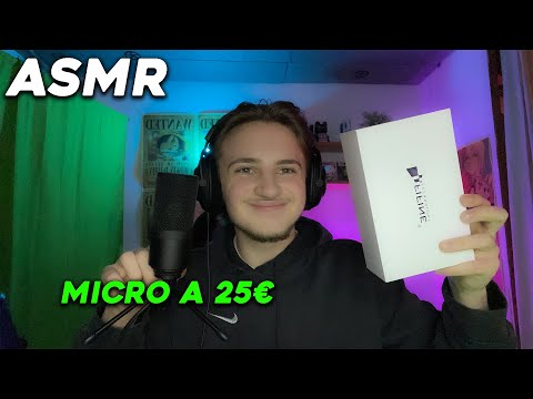 ASMR - J'achète et je test un micro a 25€ ! (il est vraiment bien)