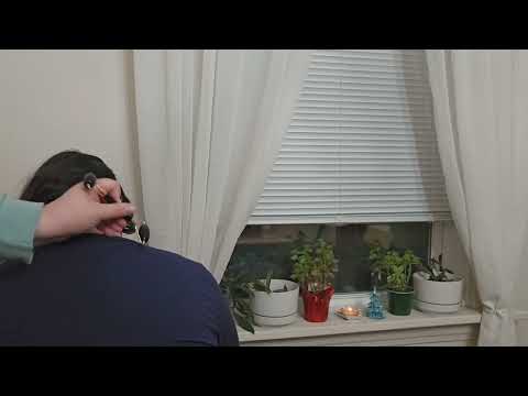 😌 ASMR Massage on Back, Neck and Shoulders w/Massage Tools 😌