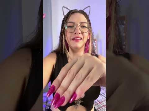 Deixa eu pentear essa juba pra você… bem devagarinho👌🎧 #asmr #fabricscratching #tingles
