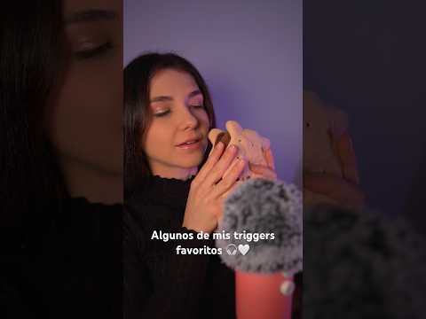 ASMR con algunos de mis triggers favoritos 🎧🤍 #asmr #asmrtriggers #relax #asmrshorts