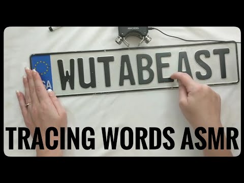 ASMR Tracing Words