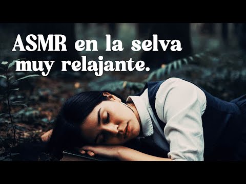 ASMR 🌱 (En Español) Viajamos juntos a la selva 🌿🌙 (VLOG muy relajante)