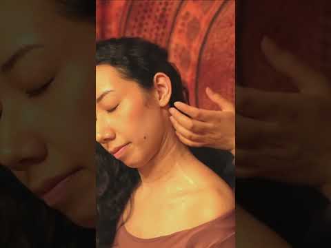 Rolling Essential Oils on Neck #asmrsleep #asmrvideo #asmr #asmrmassage #asmrrealperson #saje