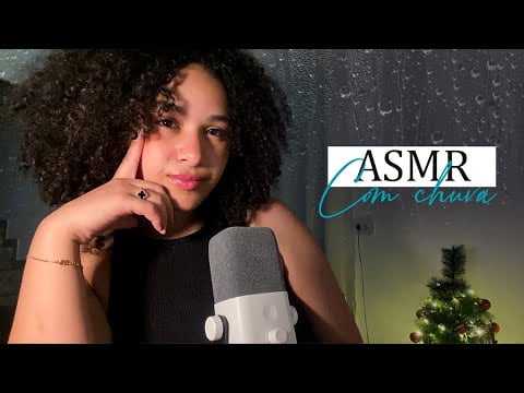 🌧️ASMR Para Você DORMIR e RELAXAR com Som de Chuva  [Sons de Boca, Tapping e Scratching]