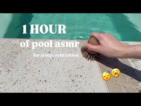 1 hour of pool asmr for sleep (loop)