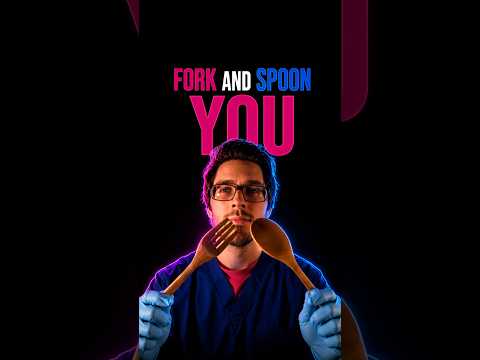 POV: I'm Fork & Spooning You 🤨 #ASMR #OddlyRelaxing #PersonalAttention