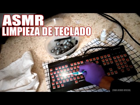 ASMR/Tutorial | Limpieza de TECLADO