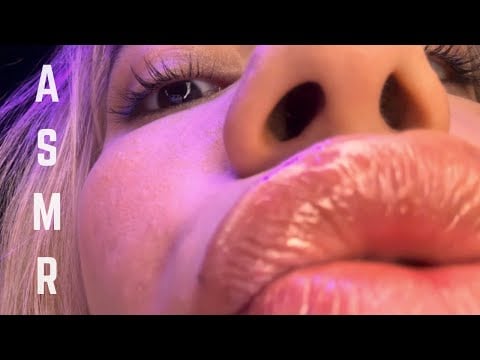 ASMR FAST AGGRESSIVE beijinhos em você | personal attention + up close