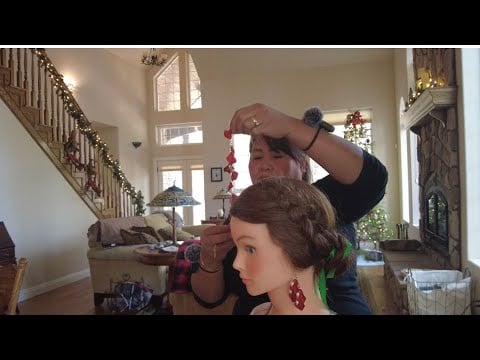 Holiday Hairstyles | ASMR | Hairstyling, Hair play, hair Fixing, Perfectionist, Finishing Touching 🤣
