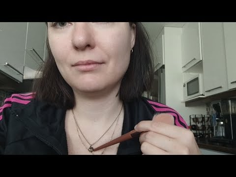 ASMR- Relaxing personal attention to my face and jewellery