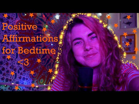 💕 Soft Spoken/ Whispered/ Up Close Positive Affirmations for Bedtime 💕