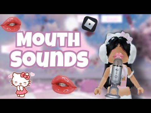 TINGLY Mouth sounds ~ playing Sanrio obby ROBLOX💗✨
