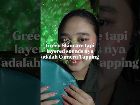 ASMR Green Skincare 💚🍃🍀✨ #asmr #skincare #green