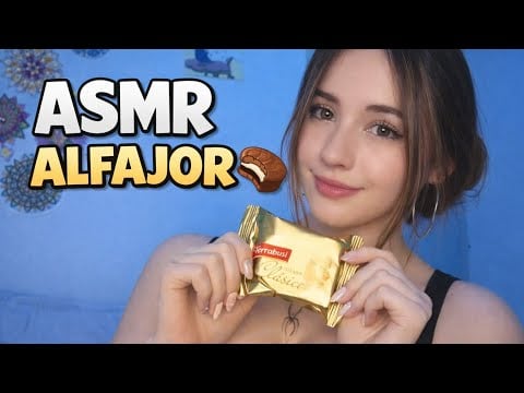 COMIENDO un ALFAJORCITO 😽✨ - En ASMR
