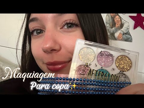 ASMR FAZENDO SUA MAQUIAGEM PARA A COPA | CURIOSIDADES