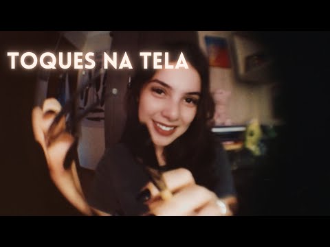 ASMR CONSERTANDO LENTE COM TOQUES REAIS NA TELA (camera touching) - Mori Yumi