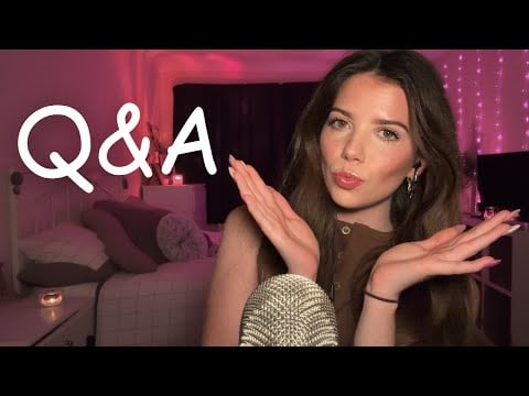 ASMR Q&A *Answering Your Questions*