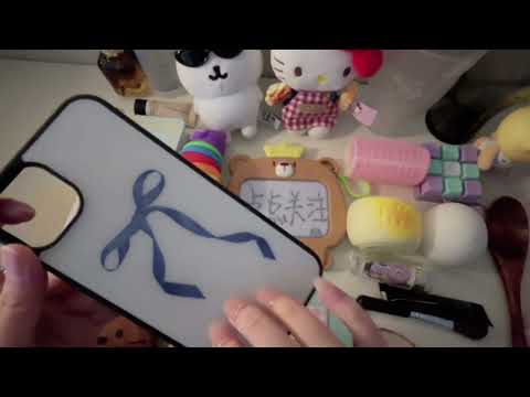 🎀 No Talking ASMR 💕 Cute Items Tapping & Trigger Sounds for Relaxation