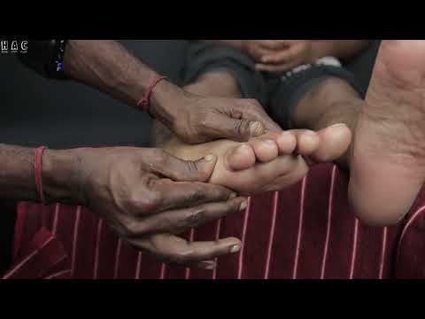 Feet Cracks Treatment and Feet Scratching asmr | Foot Massage | Home asmr clinic
