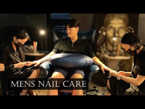 ASMR 완벽한 남성 프리미엄 네일 케어 체험