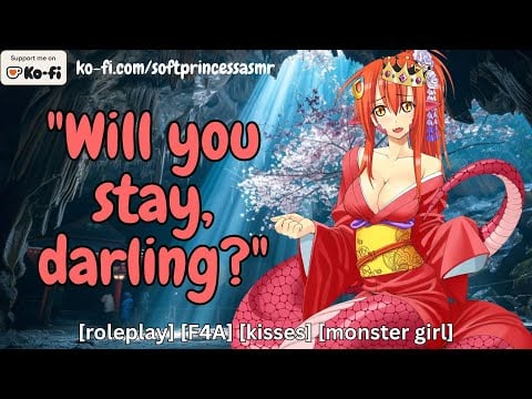 Shy Lamia meets her first human [F4A][monster girl][cave sounds]