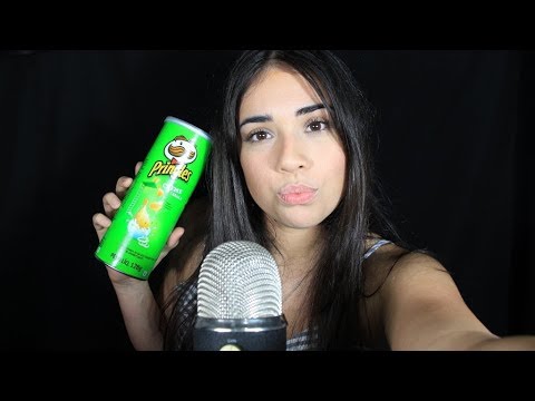 ASMR COMENDO PRINGLES - Sons Crocantes