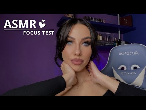 ASMR - FOCUS TEST VELOCE E TRIGGERS SUL TUO VISO