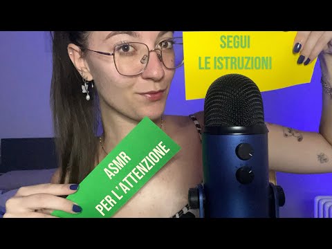SEGUI LE MIE ISTRUZIONI PER DORMIRE | ASMR ITA