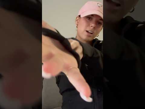 Testing out the new nails #asmrtingles #asmrfabricscratching