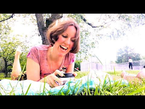 ASMR FEET park reading hang out with you :)