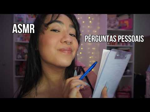 ASMR | PERGUNTAS PESSOAIS na Clinica de Curiosos