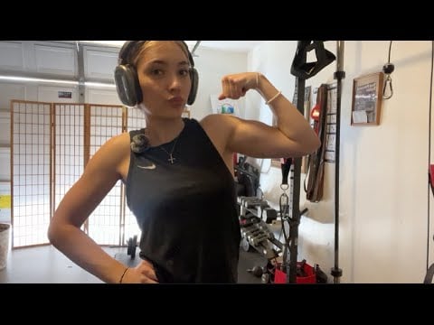asmr for gym rats ~ back&bi day 💪💖 ~ soft spoken