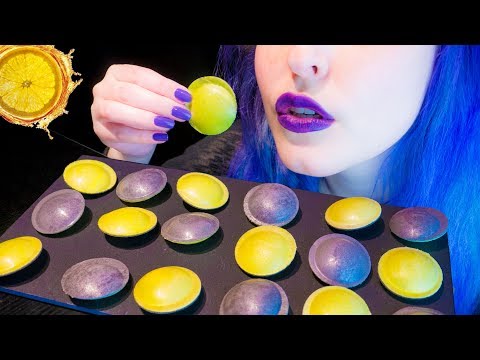 ASMR: Super Crunchy Flying Saucers w/ Fizzy Coke Sherbet ~ Relaxing Eating Sounds [No Talking|V] 😻