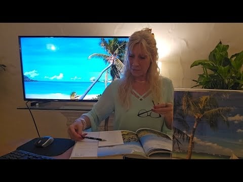 Asmr🏖✈️Travel Agent Role-play. Soft Spoken,  Soft Background Music, Page Turning, Writing, Typing.