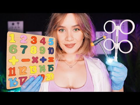 ❗️ АСМР ВРАЧ ОКУЛИСТ 👁 Осмотр Глаз и Проверка Зрения asmr doctor eye exam