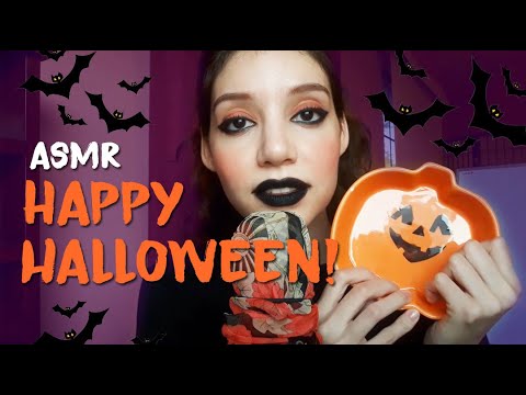 ASMR / TAPPING + SCRATCHING + WHISPERING / HALLOWEEN 2020🎃