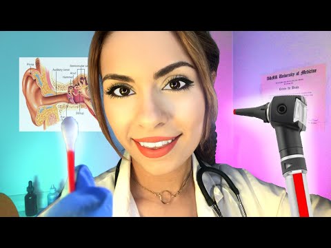 [ASMR] Ear Exam and Ear Cleaning 👩‍⚕️ Medical Exam Roleplay 🌿