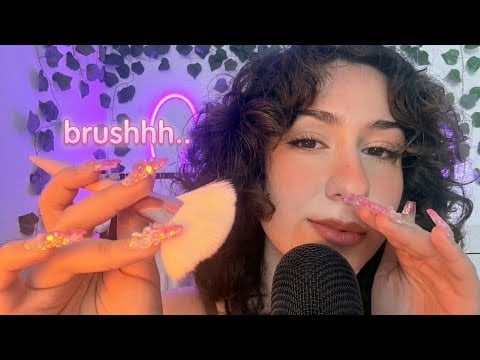 C-c-CloSe your eYes & just LET me put you to SLEEP😴... (ASMR Mouth Sounds & Brushing)