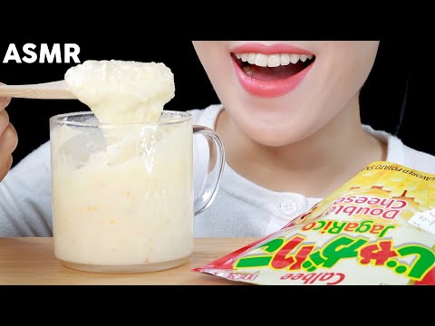 ASMR Jagarico Cheesy Potato Eating Sounds | 쟈가리코 치즈 감자 먹방 | MINEE EATS