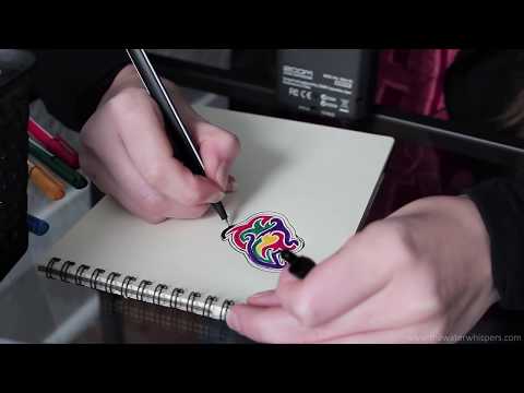 Tingly ASMR Drawing Video With Whispering For Your Relaxation
