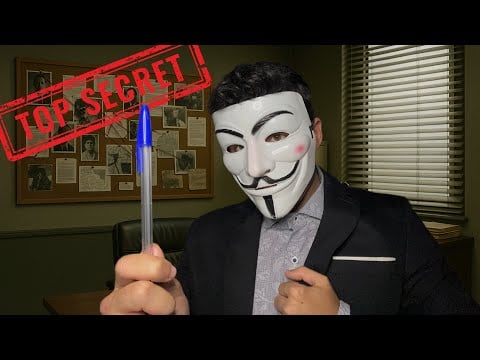 ASMR - ENTREVISTA para ser AGENTE SECRETO🕵️‍♂️